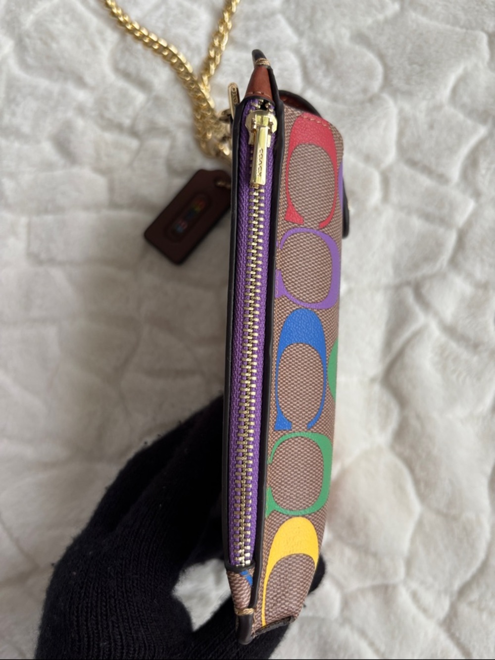 Coach Signature Rainbow Crossbody C9943 - Picture 3 of 13